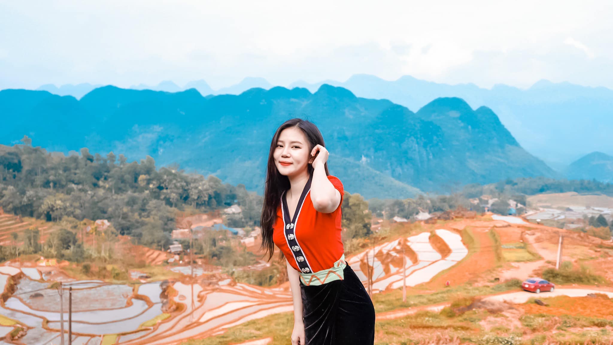 Thiếu nữ Thái xinh đẹp săn ảnh vạn người mê tại Puluong Retreat