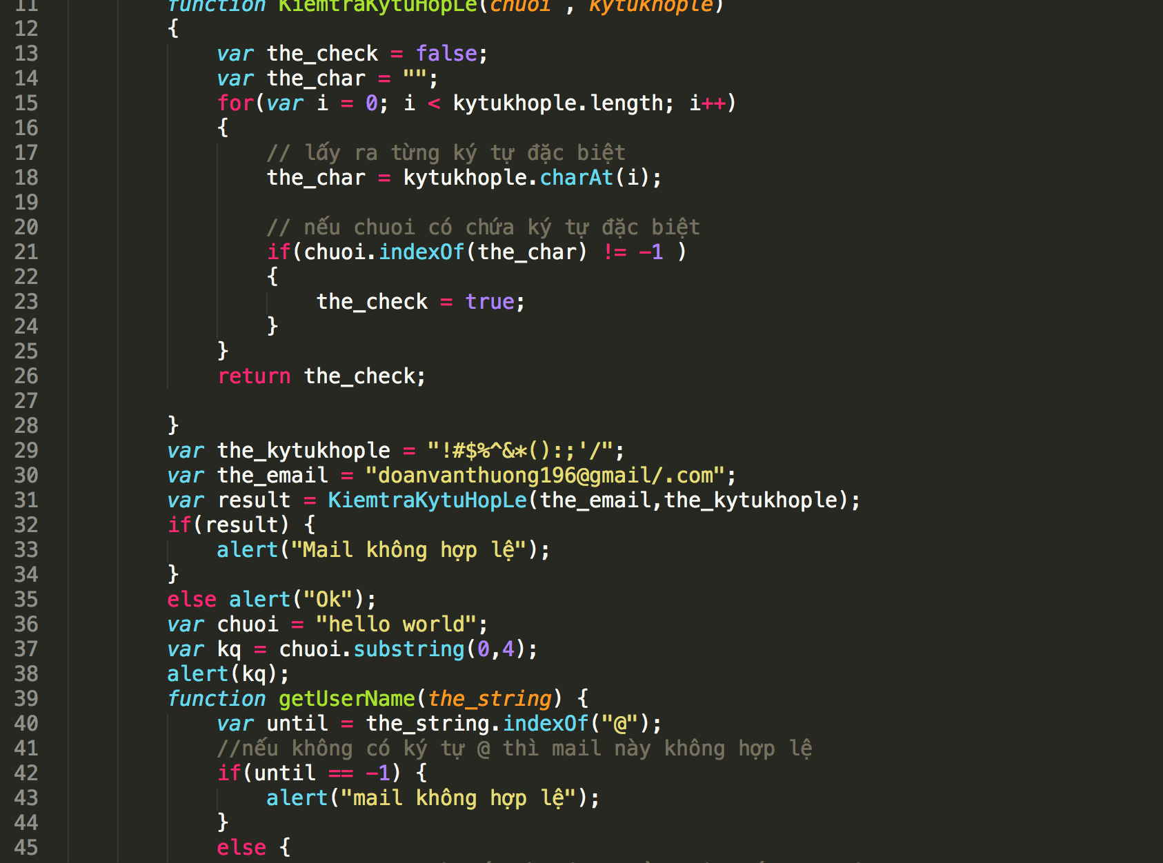 Javascript – Những hàm xử lý chuỗi thông dụng hàng ngày