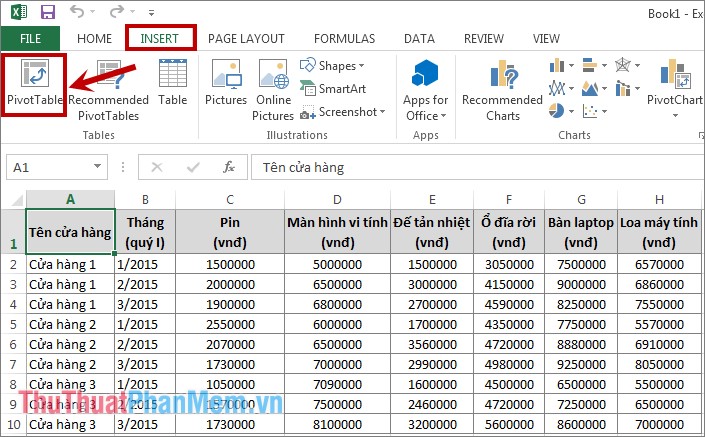 Pivot tables and many-to-many relationships trong Laravel